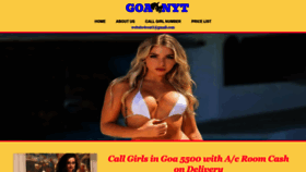 What Goanyt.in website looked like in 2023 (This year)