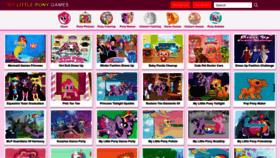 What Gamesmylittlepony.com website looked like in 2023 (This year)