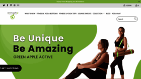 What Greenappleactive.com website looked like in 2023 (This year)