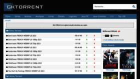 What Gktorrent.cc website looked like in 2023 (1 year ago)