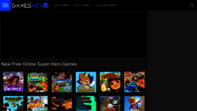 What Gameshero.com website looked like in 2023 (This year)