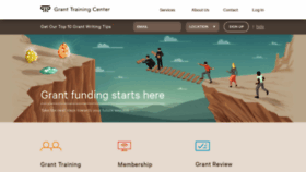 What Granttrainingcenter.com website looked like in 2023 (This year)