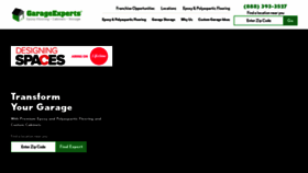 What Garageexperts.com website looked like in 2023 (This year)