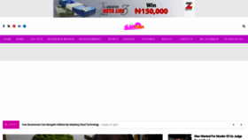What Glamtush.com website looked like in 2023 (This year)