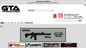 What Gatewaytoairguns.org website looked like in 2023 (This year)