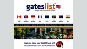 What Gateslist.com website looked like in 2023 (This year)