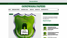 What Gondwana-papers.blogspot.com website looked like in 2023 (This year)