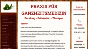 What Gesundheitsberatung-dr-meri.de website looked like in 2023 (This year)