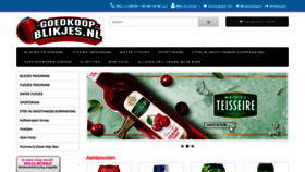 What Goedkoopblikjes.nl website looked like in 2023 (This year)
