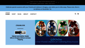 What Giftonline.us website looked like in 2023 (This year)