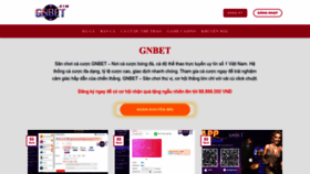 What Gnbet.kim website looked like in 2023 (This year)
