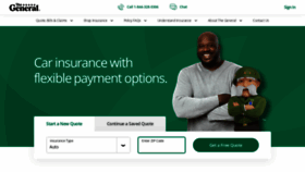 What General-insurance.com website looked like in 2023 (This year)