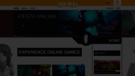 What Gamigo.com website looked like in 2023 (This year)