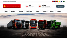What Global-truck.com website looked like in 2023 (This year)