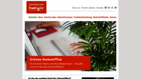 What Generation-homeoffice.de website looked like in 2023 (This year)
