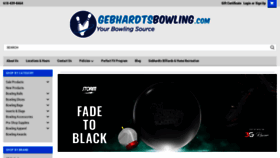 What Gebhardtsbowling.com website looked like in 2023 (This year)