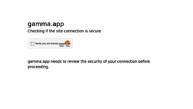 What Gamma.app website looked like in 2023 (1 year ago)