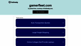 What Gamerfleet.com website looked like in 2023 (This year)