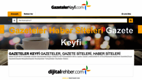 What Gazetelerkeyfi.com website looked like in 2023 (This year)