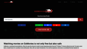 What Gomovieshub.se website looked like in 2023 (This year)