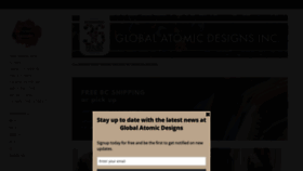 What Globalatomic.com website looked like in 2023 (This year)