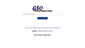 What Globalsuppliersonline.com website looked like in 2023 (This year)