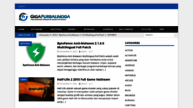 What Gigapurbalingga.net website looked like in 2023 (This year)