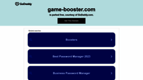 What Game-booster.com website looked like in 2023 (This year)