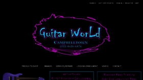 What Guitarworldcityarcade.com.au website looked like in 2023 (This year)