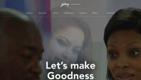 What Godrejindustries.com website looked like in 2023 (This year)
