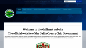 What Gallianet.net website looked like in 2023 (This year)