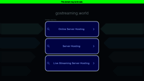 What Gostreaming.world website looked like in 2023 (This year)