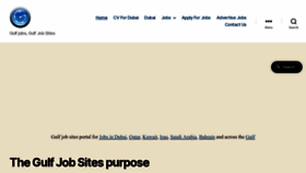 What Gulfjobsites.com website looked like in 2023 (This year)