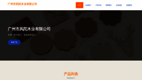 What Gzfengtuo.cn website looked like in 2023 (This year)