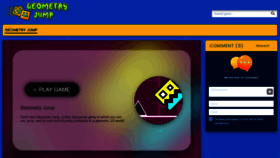 What Geometryjump.com website looked like in 2023 (This year)