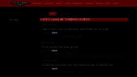 What Gameofthronesquote.com website looked like in 2023 (This year)
