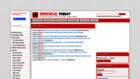 What Gamenews-today.com website looked like in 2023 (This year)