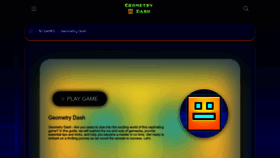 What Geometrydash3d.io website looked like in 2023 (This year)