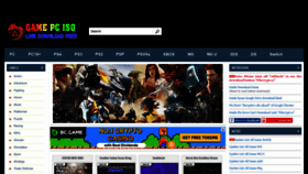 What Gamepciso.net website looked like in 2023 (This year)