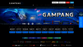 What Gampangjpresmi.com website looked like in 2023 (This year)