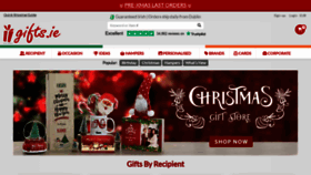 What Gifts.ie website looked like in 2023 (This year)