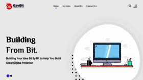 What Gavbit.com website looked like in 2023 (This year)