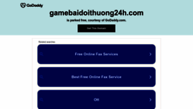 What Gamebaidoithuong24h.com website looked like in 2023 (This year)