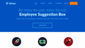 What Getvetter.com website looked like in 2023 (1 year ago)