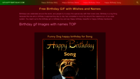 What Gifhappybirthday.com website looked like in 2023 (This year)