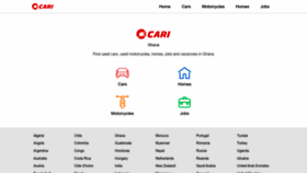 What Gh.cari.africa website looks like in 2024 