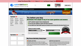 What Getcertkey.com website looked like in 2024 (1 year ago)