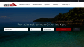 What Grekodom.rs website looks like in 2024 