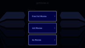 What Gomovies.si website looked like in 2024 (1 year ago)