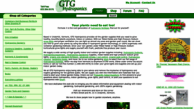What Gtghydroponics.com website looks like in 2024 